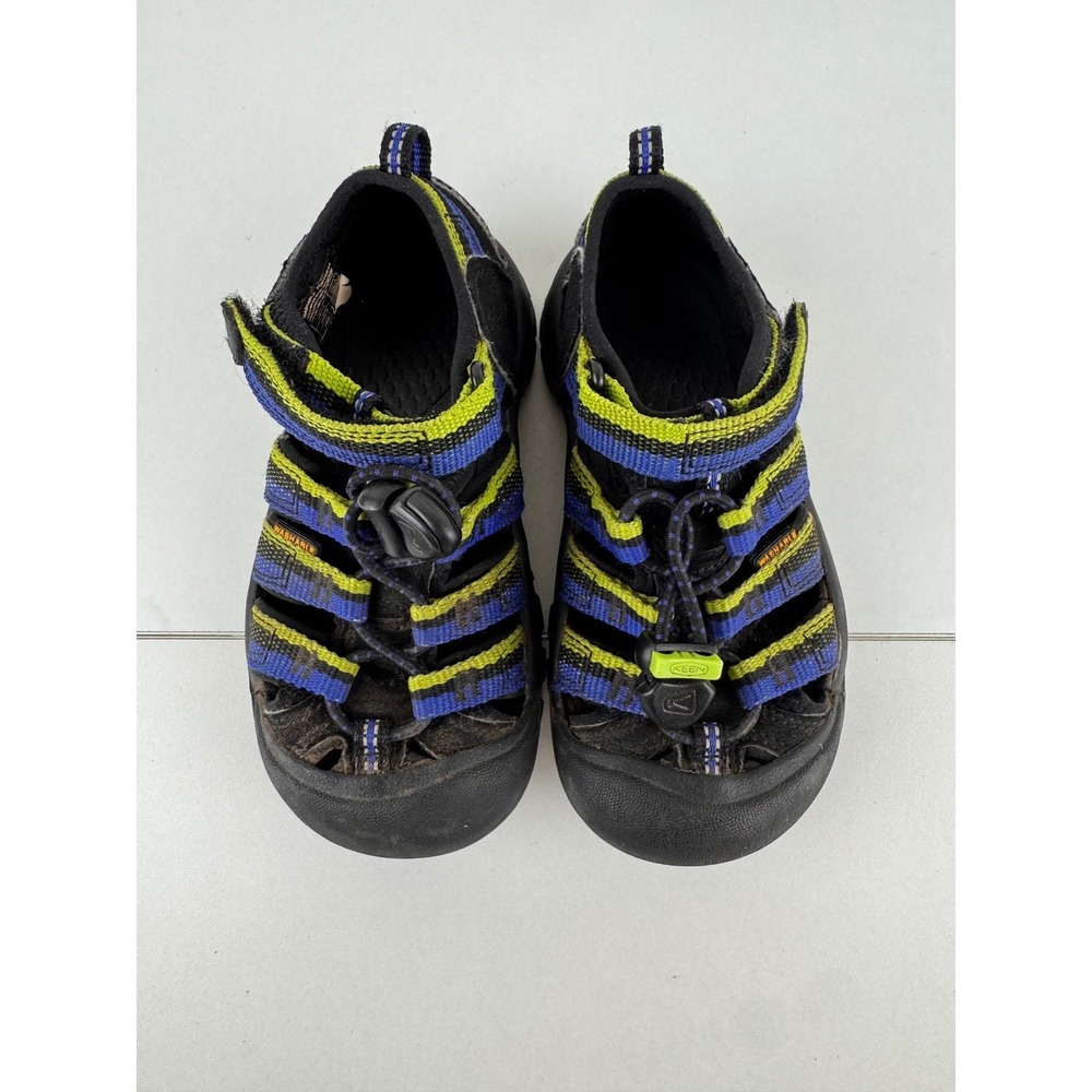 KEEN Newport H2 Sandals Size 11 Black Blue Green Washable Outdoor Water Shoes‎